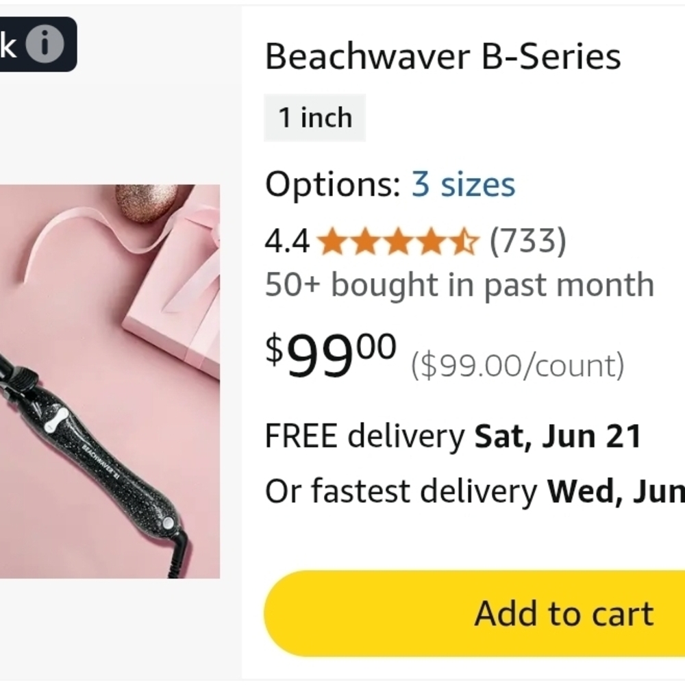 The Beachwaver Co. B-Series Hair Tool - Black